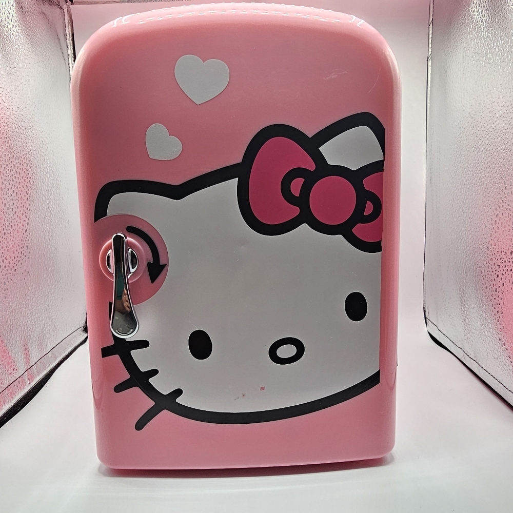 Hello Kitty RARE Sanrio Mini Refrigerator -Tested and Working